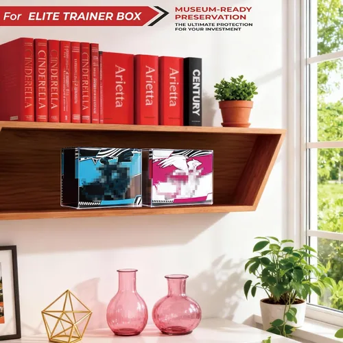 Vista 4 de Heetobcos Funda protectora ETB de plástico PET – 0.020 in transparente Elite Trainer Box Protector – Funda ETB compatible con cajas Elite Trainer