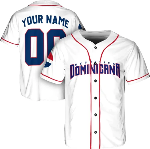 Vista 31 de Camisetas de béisbol personalizadas del mundo 2026, camisetas deportivas personalizadas de uniforme de sóftbol para hombres, mujeres, niños y niñas