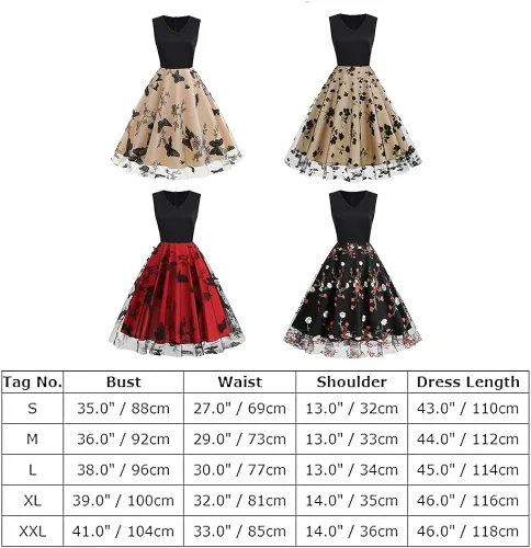 Vista 7 de Vestido de noche de tul con bordado floral para mujer, diseño de ilusión de malla transparente, vintage, cóctel, vestido de fiesta de boda, fiesta