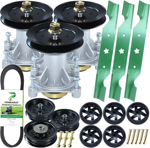 Vista 11 de Kit de montaje de husillo 587819701 previamente engrasado que reemplaza a Craftsman 187292 187281 192870 192872 Husqvarna 587125401 532187281