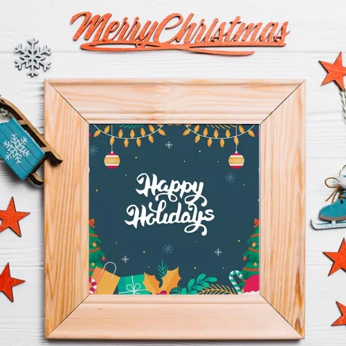 Vista 6 de ABTOLS 7 piezas de palabras navideñas Thinlits troqueladas de palabras navideñas en relieve, troqueles de corte de metal de acero al carbono
