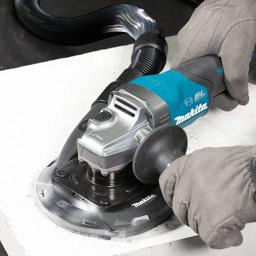 Vista 5 de Makita 191F81-2 4-1/2" - 5" Cubierta de pulido de superficie de extracción de polvo sin herramientas