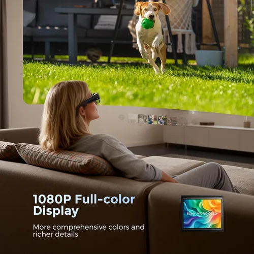 Vista 5 de inmo AIR3 - Lentes inteligentes AR con pantalla microOLED de 1080P, 36° FOV, pantalla virtual de 150 pulgadas, procesador incorporado, asistente