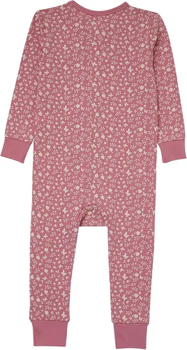 Vista 2 de Hanes Baby Pure Comfort Organic Playsuit, Sleep & Play Infant Long Sleeve Footless Cotton Pajamas, Boy & Girl