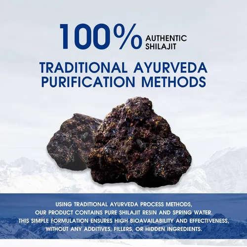Vista 4 de Resina Shilajit pura del Himalaya, energía orgánica y apoyo a la inmunidad, máxima potencia con más de 85 minerales traza y ácido fúlvico, Shilajit