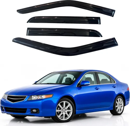 Vista 179 de Visera de ventana IG para Ford Focus Sedán y Hatchback 2012-2018, Protector de ventana lateral para lluvia y viento estilo Mugen, extra duradero