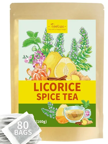 Vista 26 de TeeLux - Bolsas de té de cebada, sabor a nuez y tostado, sin cafeína, 0.07 oz x 50 bolsas Té de grano de cebada asada con aroma a nuez, sin