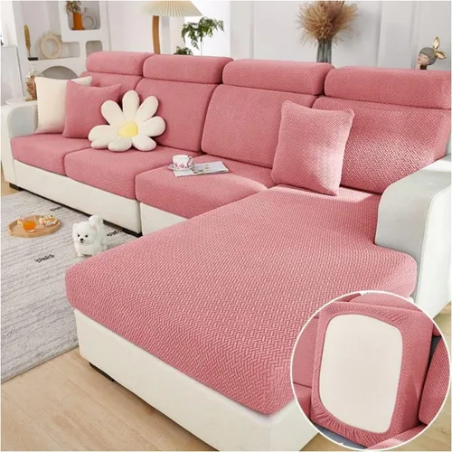 Vista 7 de Funda mágica universal para interior de sofá, funda de sofá resistente al desgaste, funda de sofá modular en forma de L, diván con cojín separado