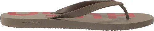 Vista 6 de HUGO Men's Big Logo Print Flip Flops Slide Sandal