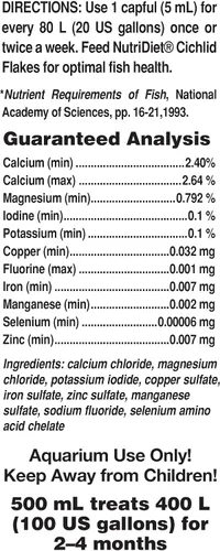 Vista 2 de Seachem Elementos traza cíclidos 16.9 fl oz