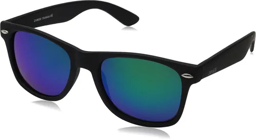 Vista 13 de zeroUV - Gafas de sol con montura de cuerno negro mate