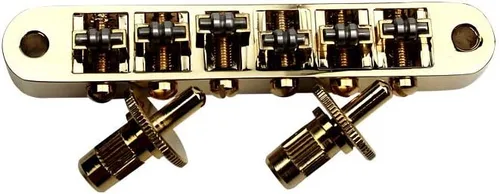 Vista 6 de Guyker Tune-O-Matic Puente de Sillín de Rodillo - Espacio de Cuerdas 10.5mm Puentes de Guitarra con Orificio de Poste 4.2mm Repuesto Compatible