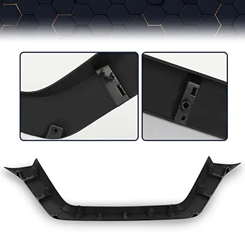 Vista 6 de PIT66 Barra de parachoques delantero compatible con Nissan Rogue 622786FL0A, NI1044114 2017 2018 2019 2020