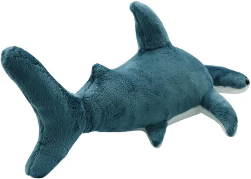 Vista 3 de ELAINREN Almohada de felpa realista Hammerhead ultra suave con cabeza de martillo y tiburón, cojín relleno/39.37 pulgadas