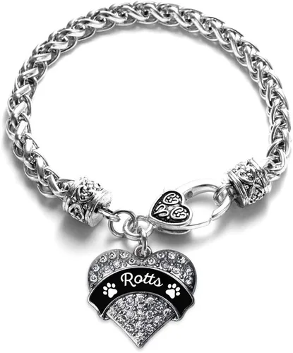 Vista 102 de Inspired Silver - Pulsera de plata con dije de corazón pavé con joyas de circonita cúbica