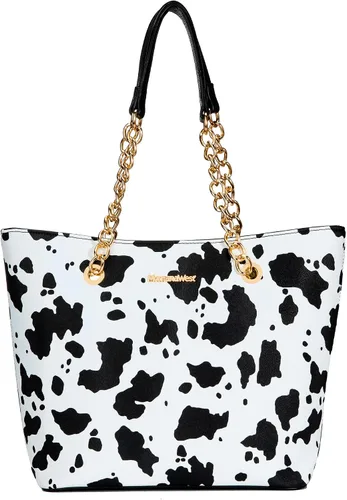 Vista 6 de Montana West Bolsa Tote para Mujeres Bolsos de Mano con Asa Superior de Cadena