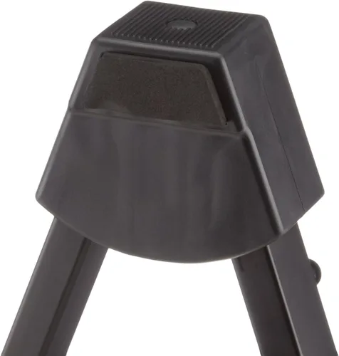 Vista 4 de Amazon Basics Soporte plegable portátil ajustable para guitarras eléctricas y acústicas, en forma de A, totalmente montado con espuma acolchada