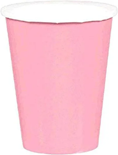 Vista 22 de Vibrantes vasos de papel morados (paquete de 20) – 9 onzas – Perfecto para fiestas, reuniones, picnics y uso doméstico