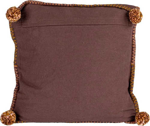 Vista 5 de Creative Co-Op Juego de 2 almohadas bordadas de algodón, multicolor, juego de 2