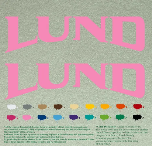 Vista 7 de Pair Lund - Calcomanías de vinilo de repuesto compatibles con lancha, motor fuera de borda, juego de 2 (12 pulgadas, negro 070)