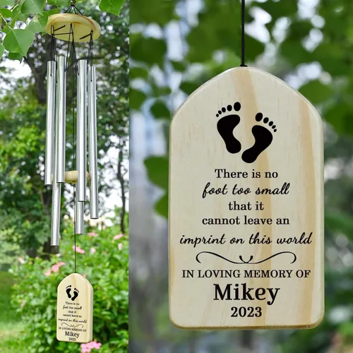 Vista 26 de Campanillas de viento conmemorativas para la pérdida de la madre, regalo de condolencias en memoria de mamá
