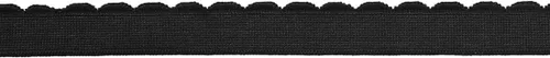 Vista 2 de DIY PARK 5 Yarda 1/2 "0.512 in Brillante Nylon Felpa Elástico Spandex Banda Hombro Correas Sujetador Correa Ropa Interior Lencería Costura Trim Negro