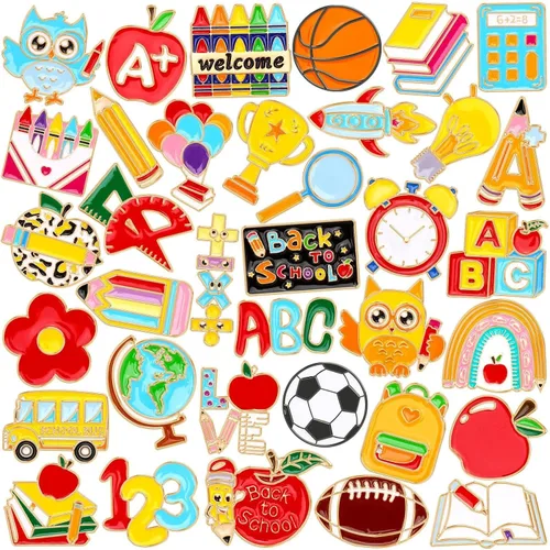Vista 16 de 36 PCS Pines de Esmalte del Oeste Insignias de Solapa del Oeste a Granel Tema Marrón Pines de Broche del Oeste para Ropa Bolsas Mochila Sombrero