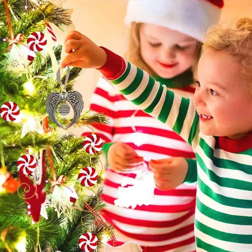 Vista 4 de Ganchos para adornos de Navidad, 20 piezas de ganchos de alambre para decoración de árbol de Navidad