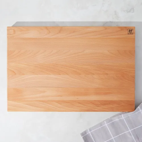 Vista 2 de ZWILLING Tabla de cortar de madera de haya, 22 pulgadas x 16 pulgadas, marrón