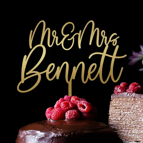 Vista 4 de Decoración Personalizada para Tarta de Cumpleaños/Decoración de Script Personalizada para Tarta de Cumpleaños y Fiesta/Decoración Personalizable