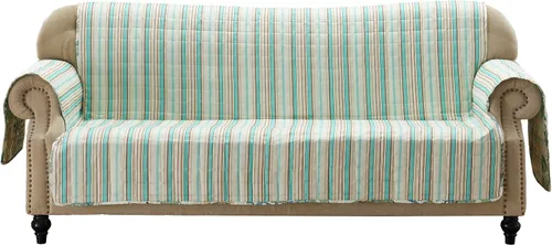 Vista 3 de Barefoot Bungalow Atlantis Funda reversible - Protector de muebles - Sofá - Jade