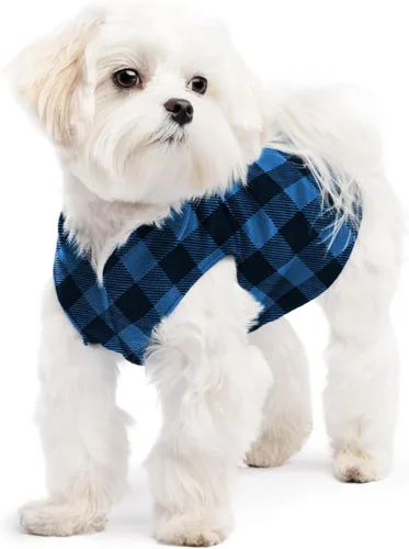 Vista 46 de Abrigo elástico de lana para perro, ropa suave y cálida para perro, suéter elástico para mascotas, lavable en lavadora, ecológico, para todo el año