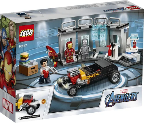 Vista 5 de LEGO Marvel Avengers Iron Man Armory 76167 Kit de construcción (258 piezas)