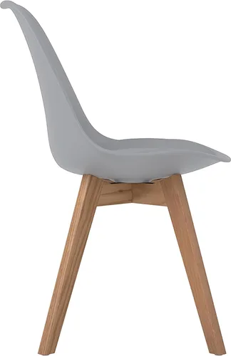 Vista 11 de Coaster Home Furnishings Caballo 110132 - Silla de comedor (polipropileno, 2 unidades), color gris
