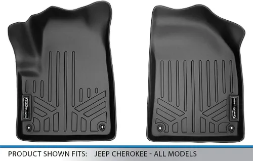 Vista 4 de MAXLINER Juego de alfombrillas de primera fila para Jeep Cherokee 2014-2023