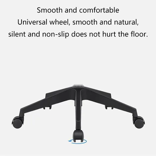 Vista 7 de Silla de oficina en casa, silla de escritorio con respaldo alto con soporte lumbar ajustable, silla de computadora con cojín suave, silla giratoria