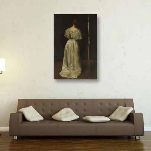Vista 5 de LEIZHAN William Merritt Chase - Lienzo de señora del siglo XVII, pintura de fama mundial, oficina, sala de estar, arte de pared, pintura decorativa
