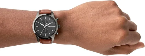 Vista 2 de Fossil FS5522 - Reloj cronógrafo de cuarzo para hombre con correa de cuero