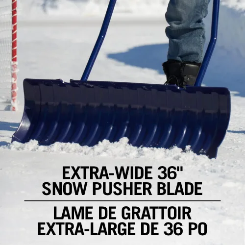 Vista 2 de Pala para nieve extragrande de 36 pulgadas, de Garant, YPP36KU, Yukon, ergonómica, con mango de acero