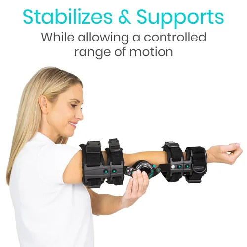 Vista 5 de Vive - Codera con bisagras (se ajusta a la derecha) - Eslinga de soporte de rango de movimiento Stabilizer for Dislocated Arm - ROM Adjustable