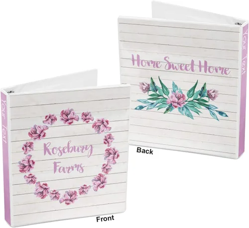 Vista 5 de Carpeta personalizada de 3 anillas Farm House - 1 pulgada