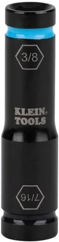 Vista 12 de Klein Tools 66074 Impact Driver Flip Socket, tamaños de 3/4 y 13/16 pulgadas, uso con llaves de impacto compactas Klein Tools BAT20CW, BAT20CW1
