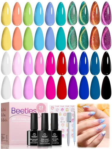 Vista 8 de Beetles - Juego de 44 esmaltes de uñas de gel, colección Colorful Muse, 36 0-0 Musa colorida