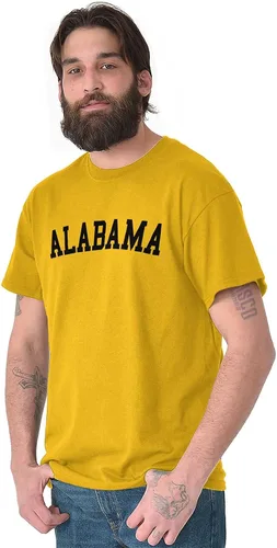 Vista 23 de Alabama Athletic Student Vacation Souvenir Graphic T Shirt hombres o mujeres