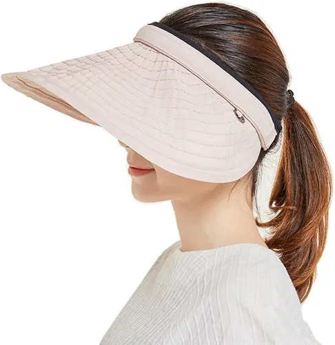 Vista 11 de Sombreros de sol de ala ancha ajustable, protección UV, visera de pesca de playa, plegable, multifuncional, grande