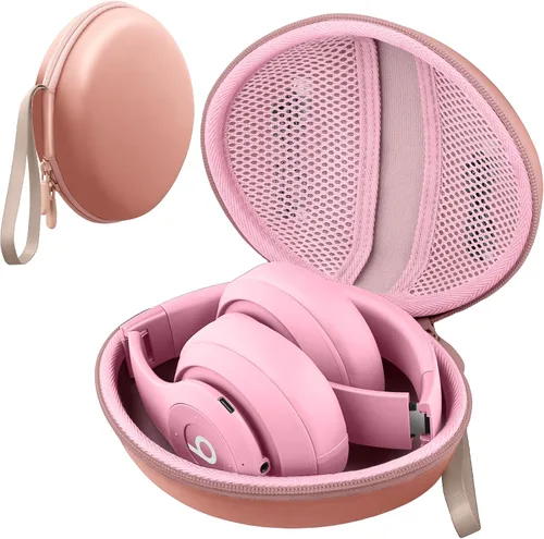 Vista 12 de co2CREA para audífonos Beats Studio Pro / Studio3 / Solo4 / Solo3, estuche de viaje rígido compatible con audífonos inalámbricos de diadema Beats
