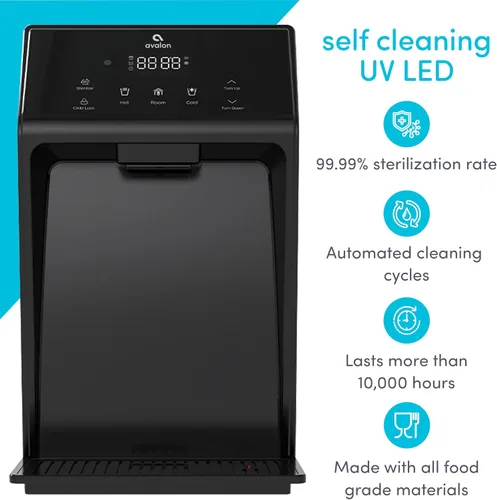 Vista 5 de Avalon Dispensador de agua eléctrico de encimera sin botella con toque - 3 temperaturas