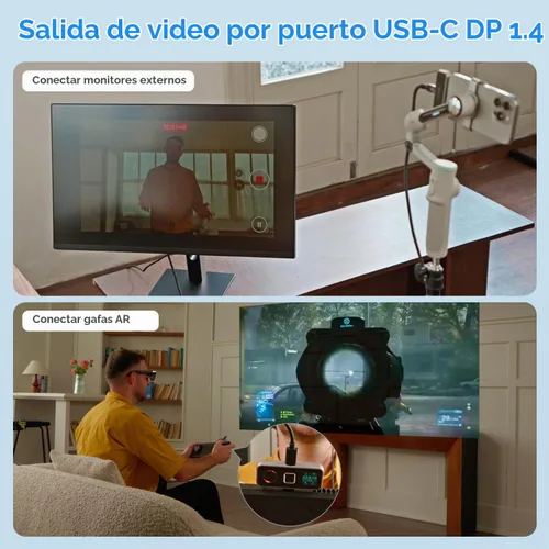 Vista 7 de TWOPAN 1TB Magsafe Pro SSD, huella digital, ventilador de enfriamiento, 40W