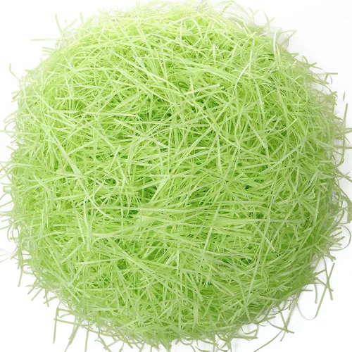 Vista 10 de Zonon Cesta de pasto de Pascua de 17 onzas, trituradores de papel de rafia, relleno de papel de rafia, para embalaje de regalo, caza de huevos