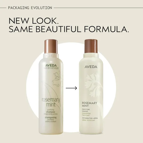 Vista 2 de Aveda Rosemary Mint Purifying Shampoo Clarifying Shampoo Gently Removes Buildup, Adds Shine For Normal to Oily Hair, Fine to Medium Hair Types